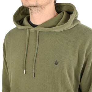 Volcom Single Stone Pullover Hoodie - Dark Olive
