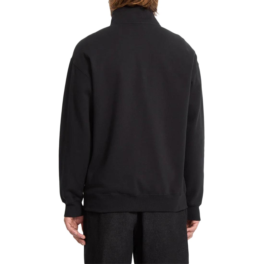 Volcom Single Stone Quarter Zip Sweatshirt - Black - Supereight