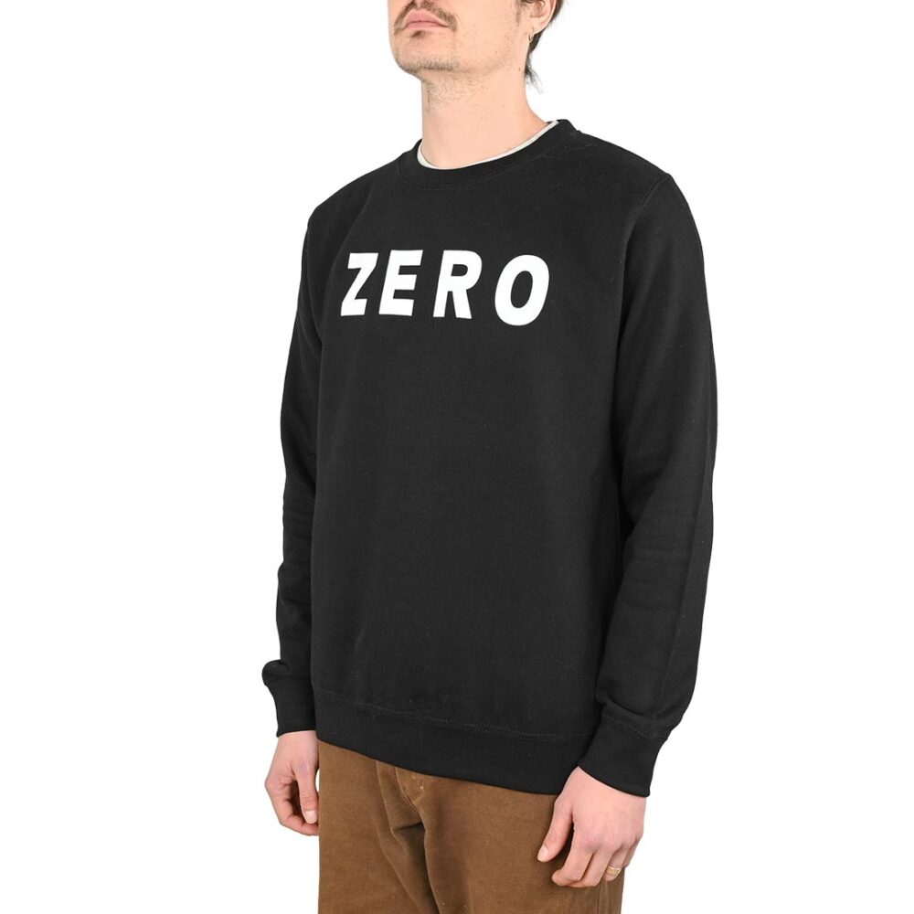 Zero Army Crew Sweater - Black