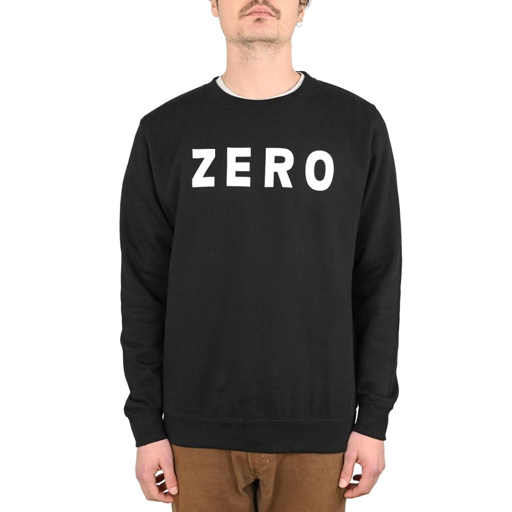 Zero Army Crew Sweater - Black