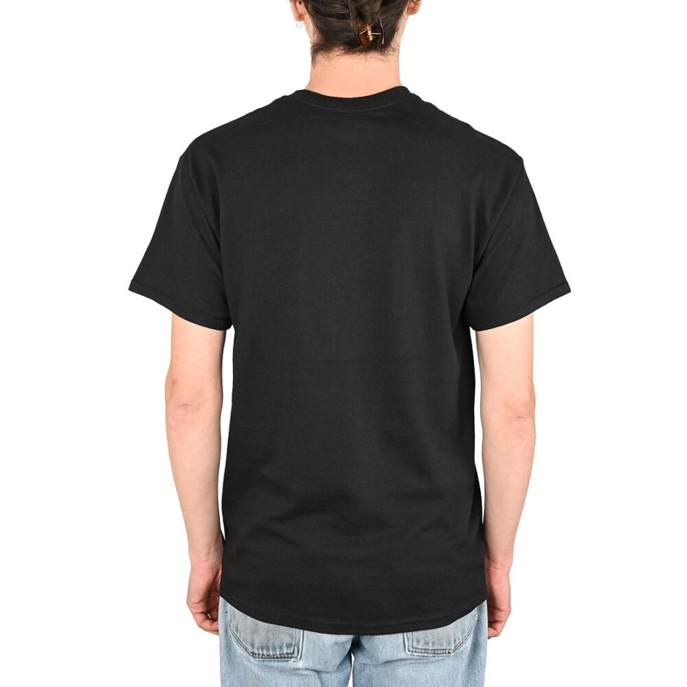 Zero Single Skull Embroidered S/S T-Shirt - Black