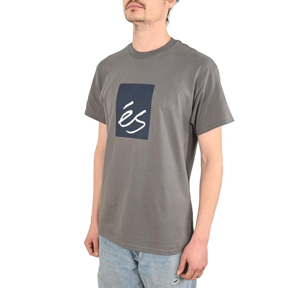 eS Main Block S/S T-Shirt - Charcoal