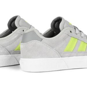 Adidas Court TNS Premiere Skate Shoes - Grey/Solar Lime/Grey