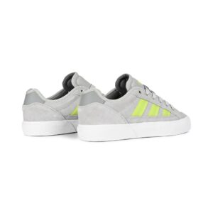 Adidas Court TNS Premiere Skate Shoes - Grey/Solar Lime/Grey