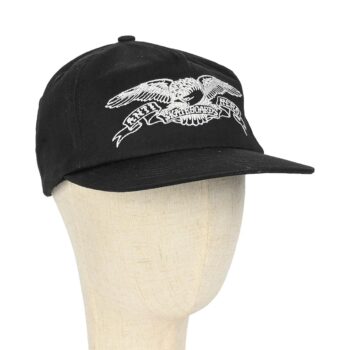 Anti Hero Basic Eagle Snapback Cap - Black/Grey