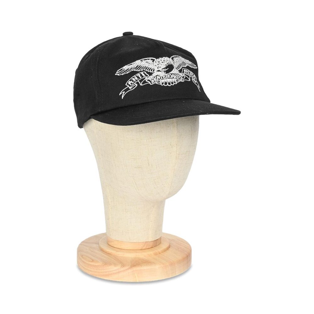 Anti Hero Basic Eagle Snapback Cap - Black/Grey