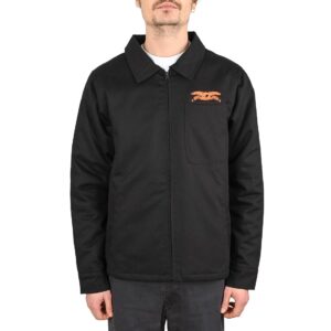 Anti Hero Basic Eagle Stash Jacket - Black/Orange