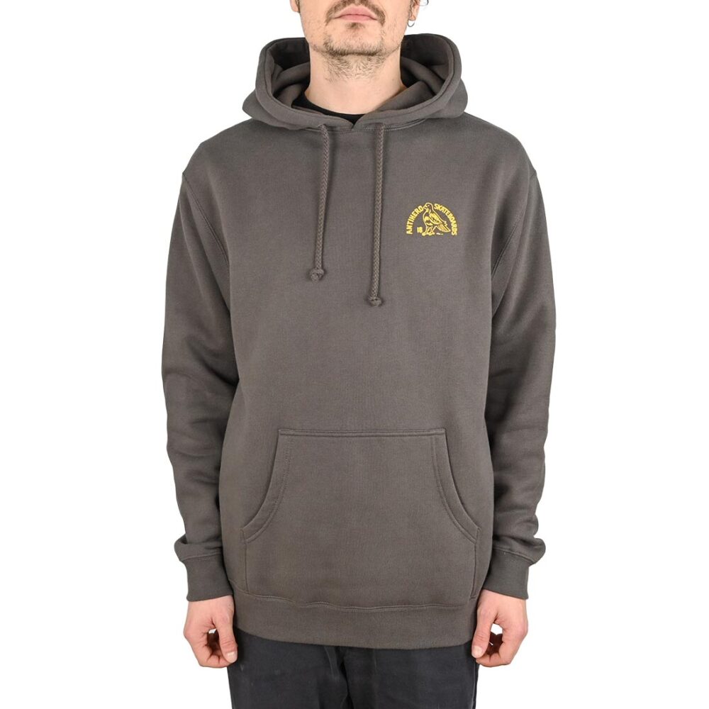 Anti Hero Clubhouse Pullover Hoodie - Charcoal