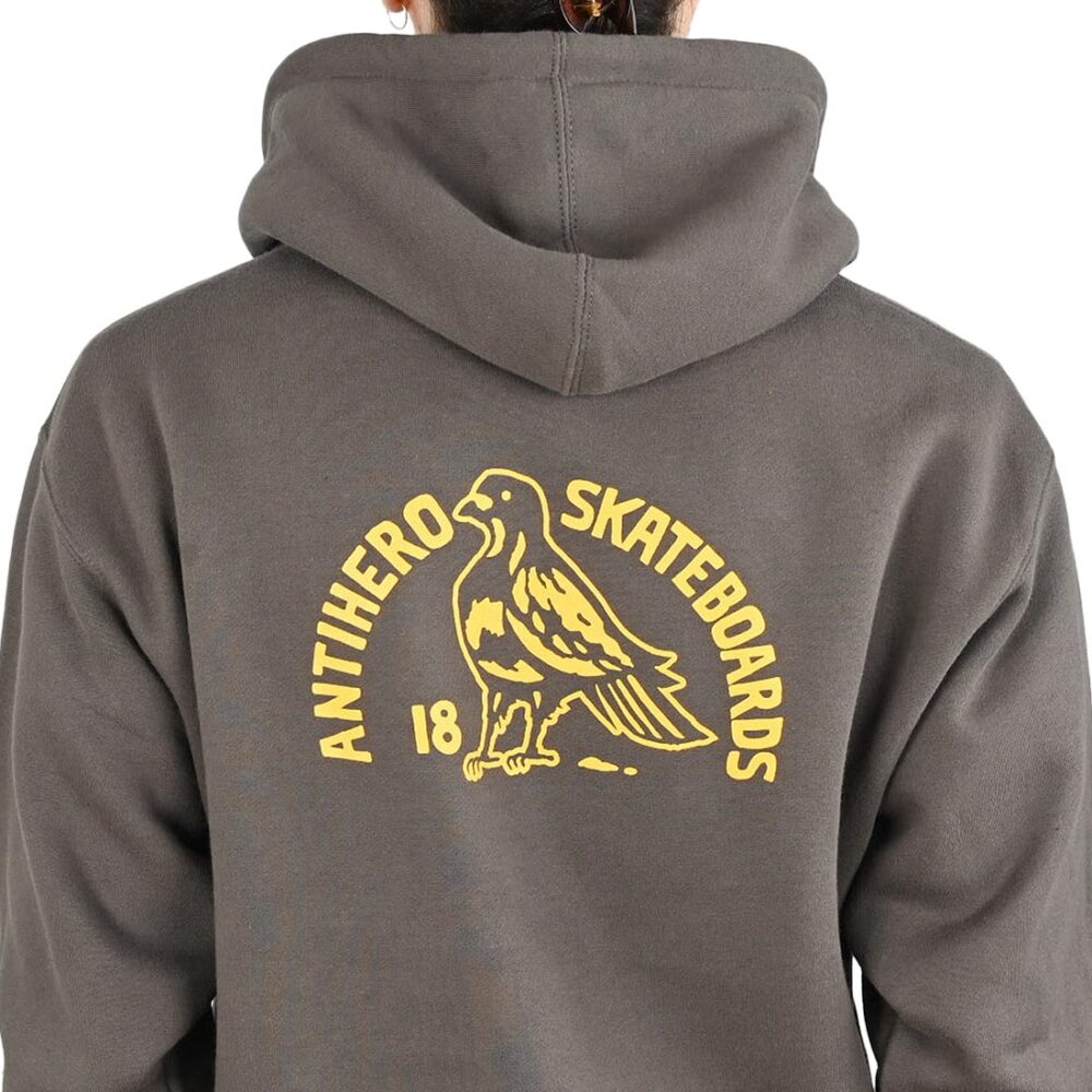 Anti Hero Clubhouse Pullover Hoodie - Charcoal