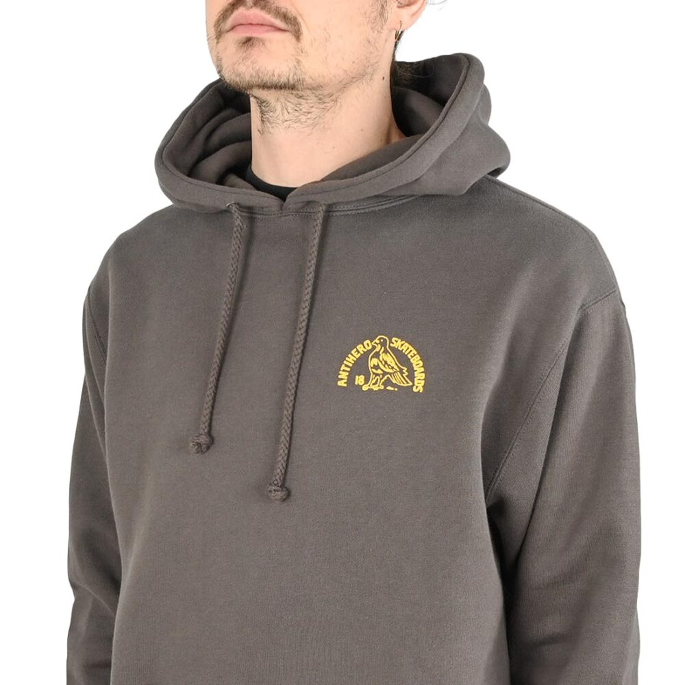 Anti Hero Clubhouse Pullover Hoodie - Charcoal