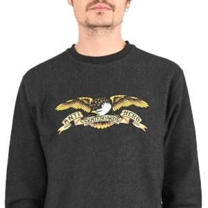 Anti Hero Eagle Crew Sweater - Charcoal Heather