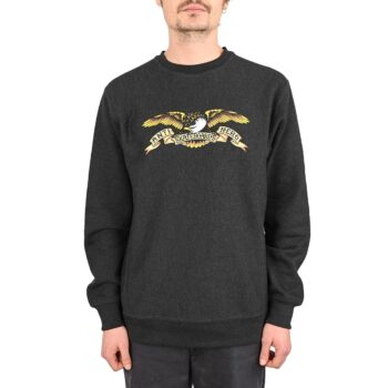 Anti Hero Eagle Crew Sweater - Charcoal Heather