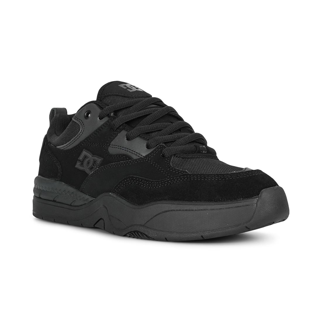 DC Ascend Skate Shoes - Black/Black/Black - Mens 11 UK - Synthetic