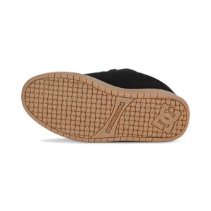DC Court Graffik Skate Shoes - Black/Brown/Gum
