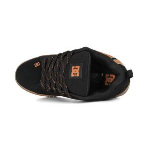 DC Court Graffik Skate Shoes - Black/Brown/Gum