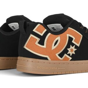 DC Court Graffik Skate Shoes - Black/Brown/Gum