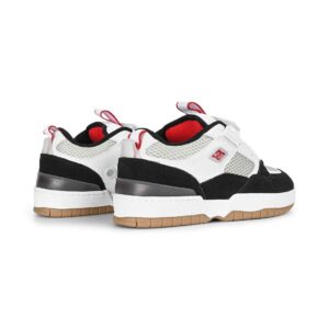 DC JS 1 Skate Shoes - Black/White/Red