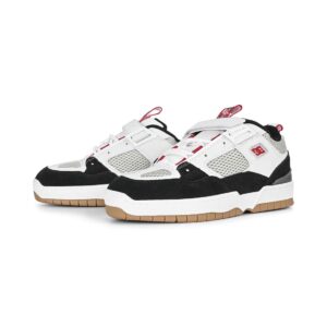 DC JS 1 Skate Shoes - Black/White/Red