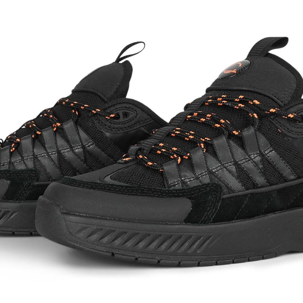 DC Lucien Skate Shoes - Black/Black/Orange