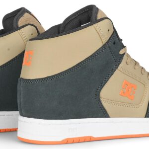 DC Manteca 4 High-Top Skate Shoes - Grey/Beige/Khaki