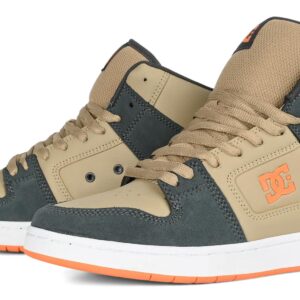 DC Manteca 4 High-Top Skate Shoes - Grey/Beige/Khaki