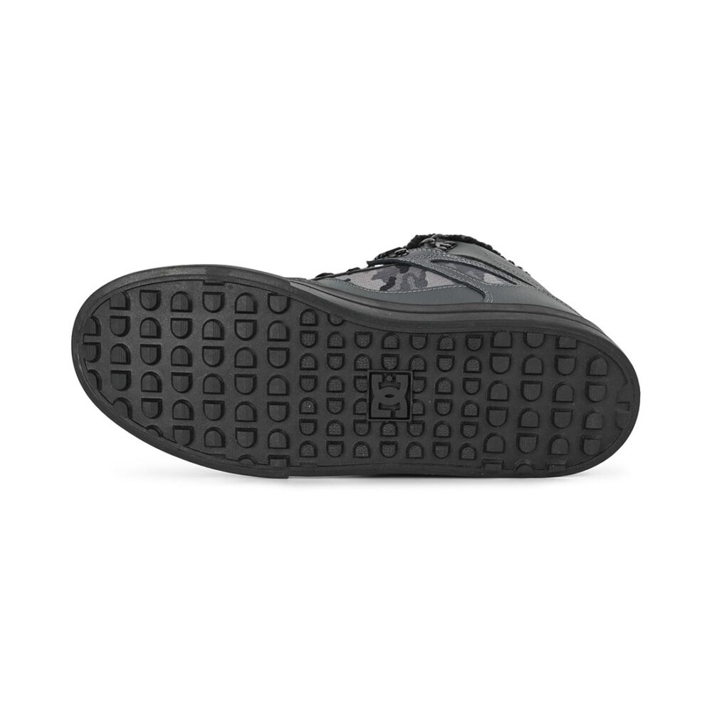 DC Pure High Top WC WNT Winterised Skate Shoes - Dark Grey/Black