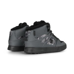 DC Pure High Top WC WNT Winterised Skate Shoes - Dark Grey/Black