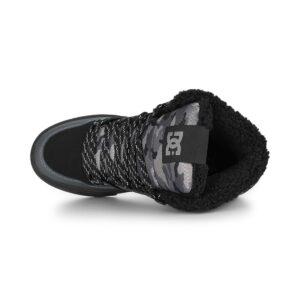 DC Pure High Top WC WNT Winterised Skate Shoes - Dark Grey/Black