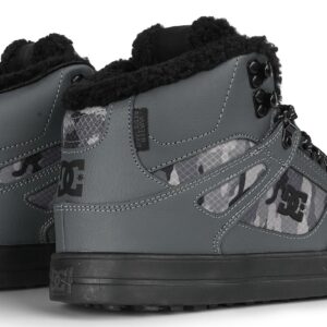 DC Pure High Top WC WNT Winterised Skate Shoes - Dark Grey/Black