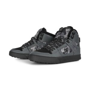 DC Pure High Top WC WNT Winterised Skate Shoes - Dark Grey/Black