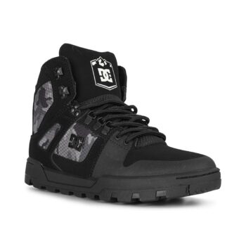 DC Pure High Top WR Lace Up Winter Boot - Black/Black/Camo