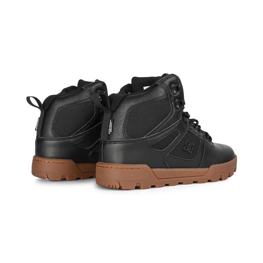 DC Pure High Top WR Lace Up Winter Boot - Black/Gum (HO25)