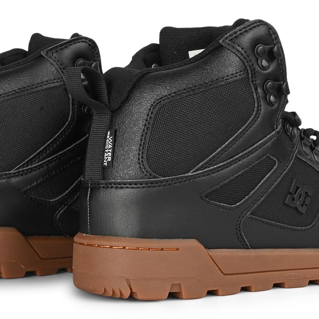 DC Pure High Top WR Lace Up Winter Boot - Black/Gum