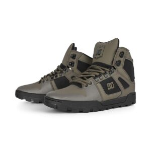 DC Pure High Top WR Lace Up Winter Boot - Olive/Black