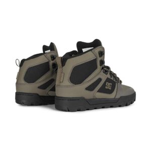DC Pure High Top WR Lace Up Winter Boot - Olive/Black