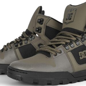 DC Pure High Top WR Lace Up Winter Boot - Olive/Black