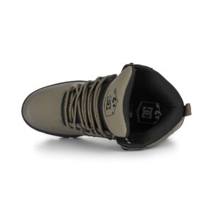 DC Pure High Top WR Lace Up Winter Boot - Olive/Black