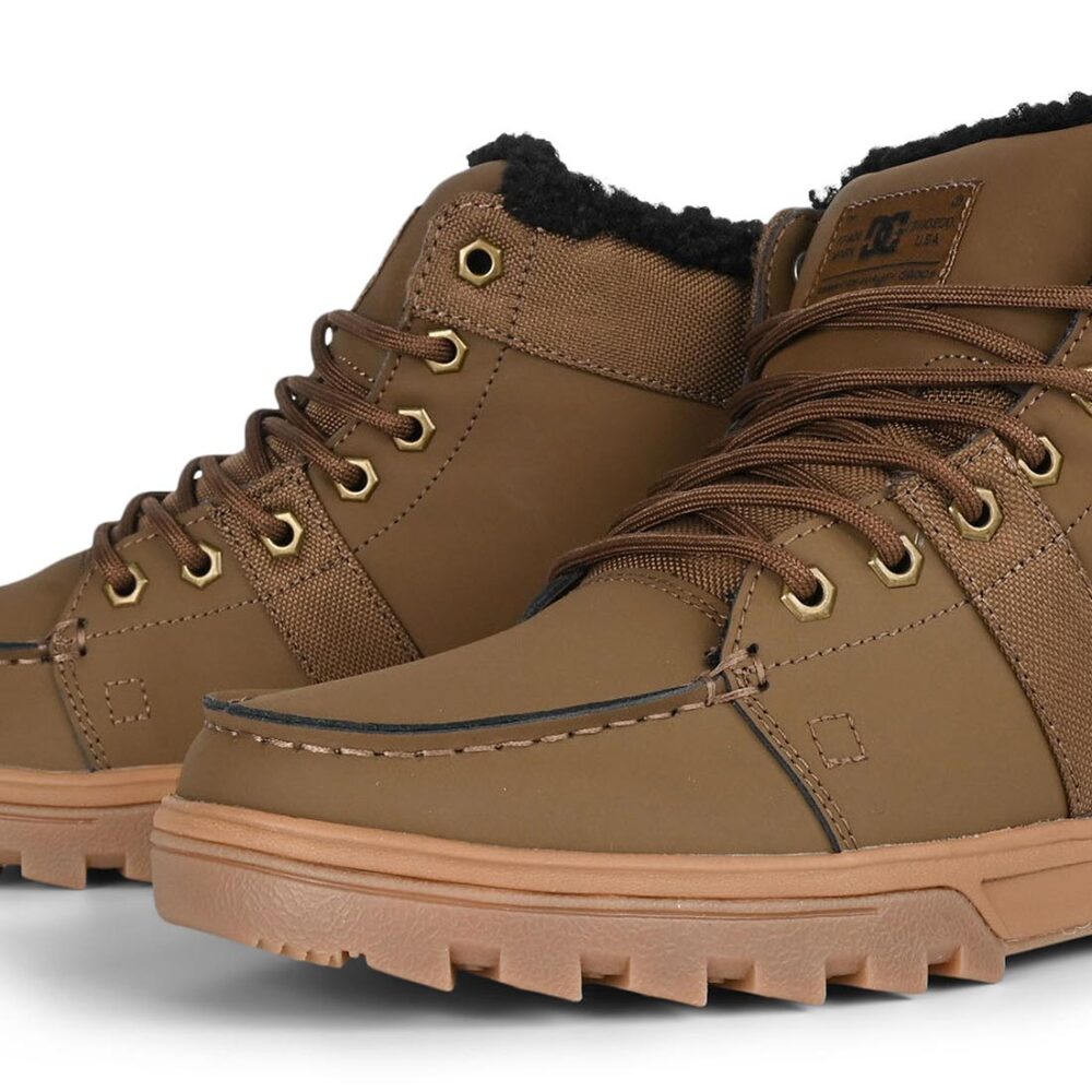 DC Woodland Lace Up Winter Boot - Brown/Gum