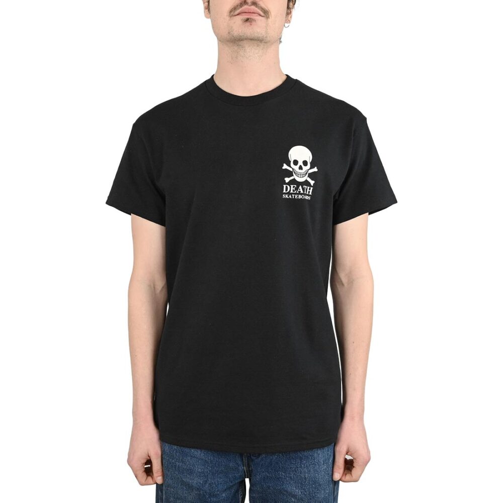 Death OG Skull Back Print S/S T-Shirt - Black