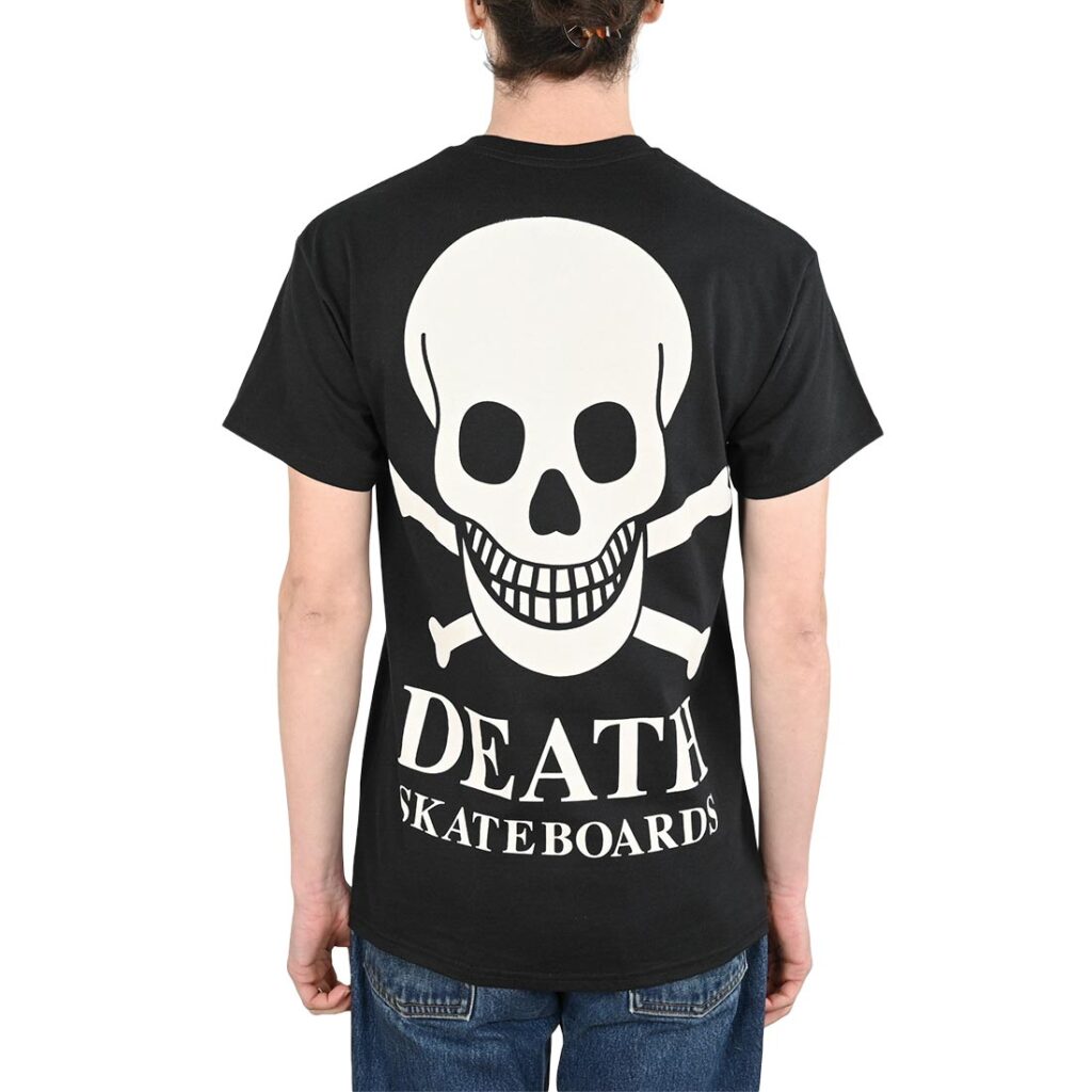Death OG Skull Back Print S/S T-Shirt - Black