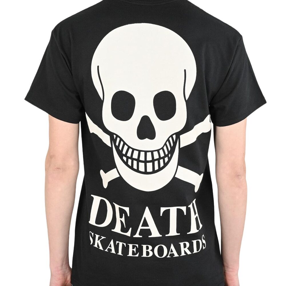 Death OG Skull Back Print S/S T-Shirt - Black