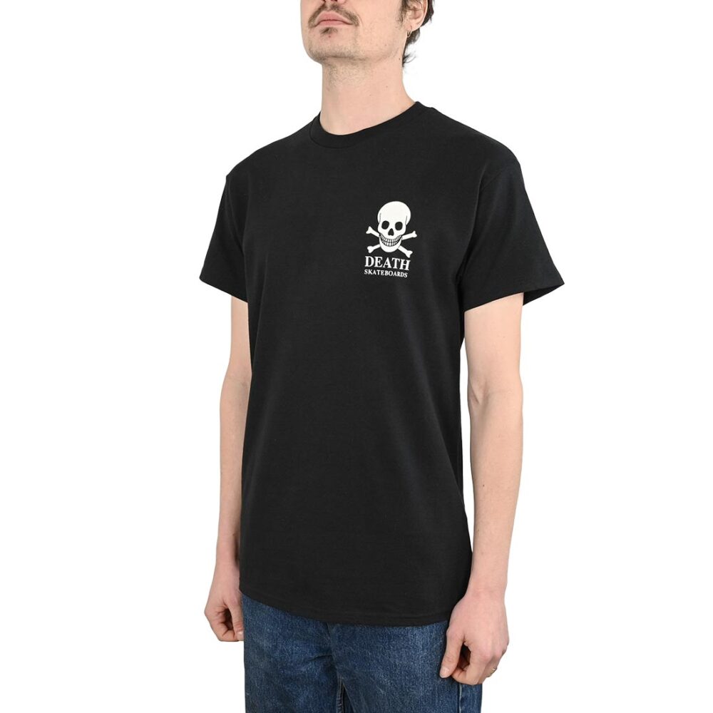 Death OG Skull Back Print S/S T-Shirt - Black