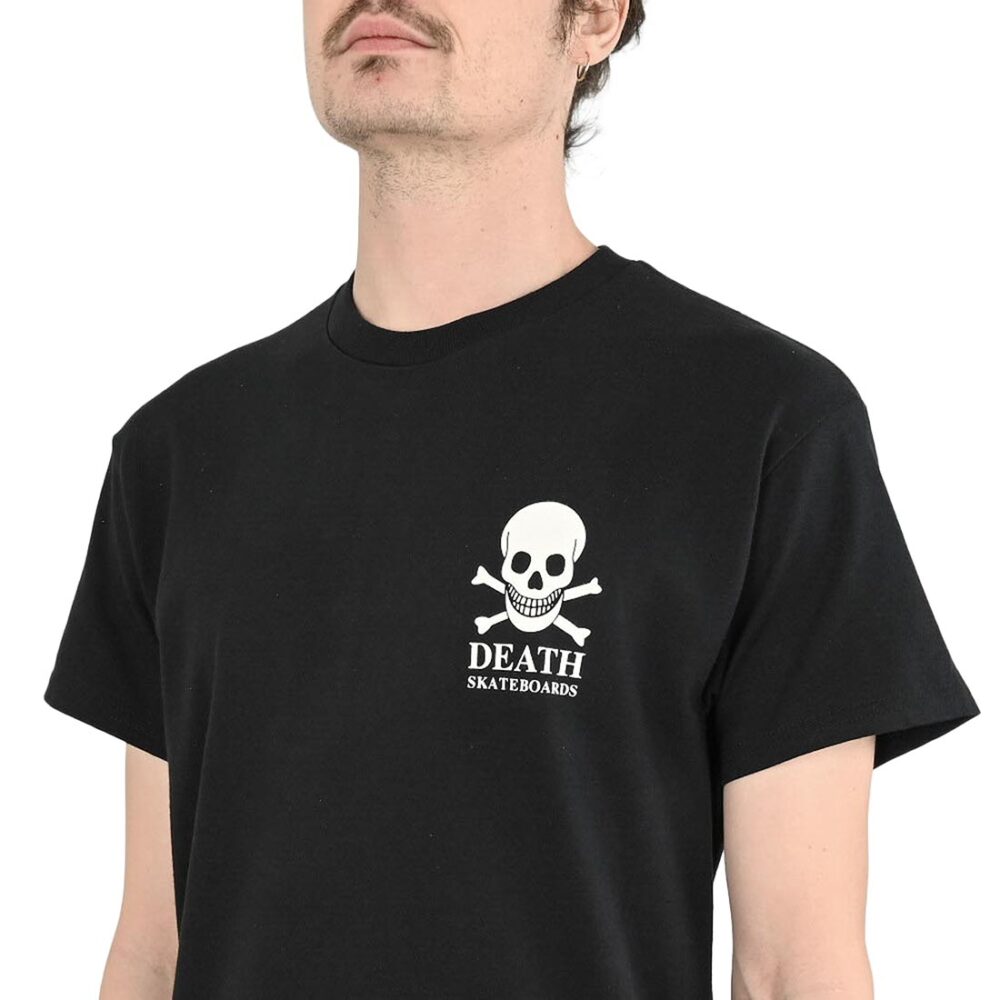 Death OG Skull Back Print S/S T-Shirt - Black