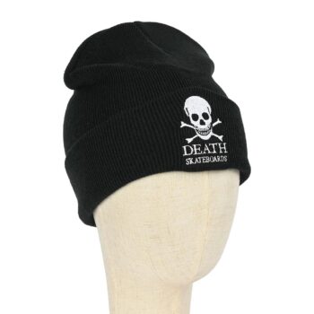 Death OG Skull Beanie Hat - Black