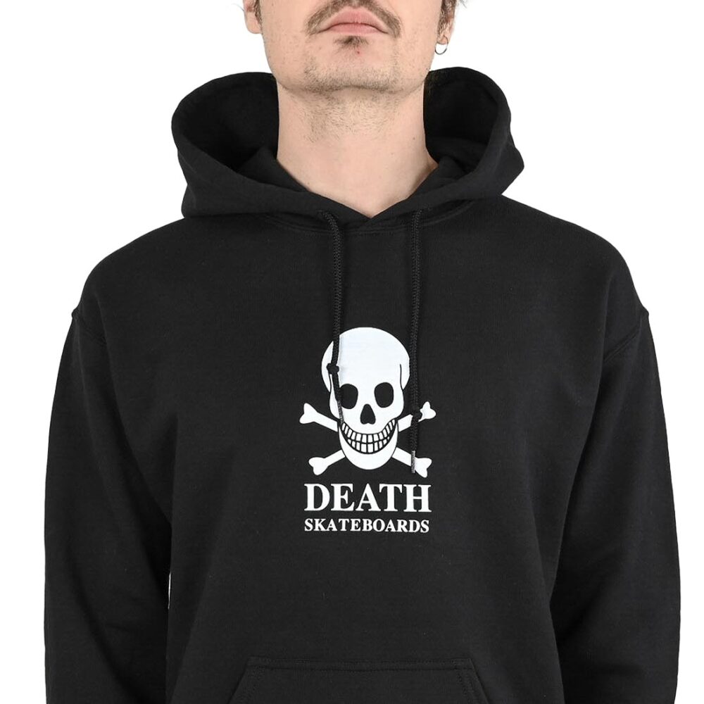 Death OG Skull Pullover Hoodie - Black