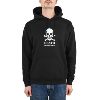 Death OG Skull Pullover Hoodie - Black