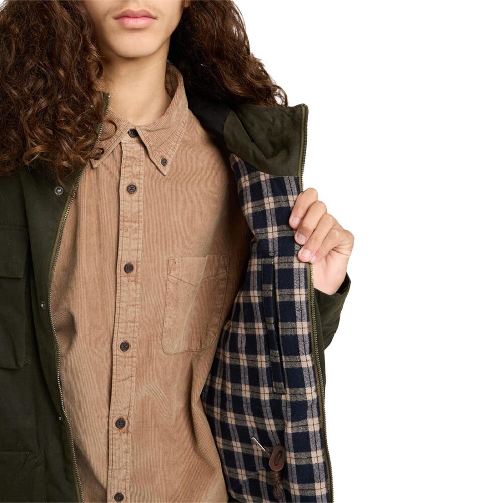 Element Dulcey Canvas Hooded Bomber Jacket - Java