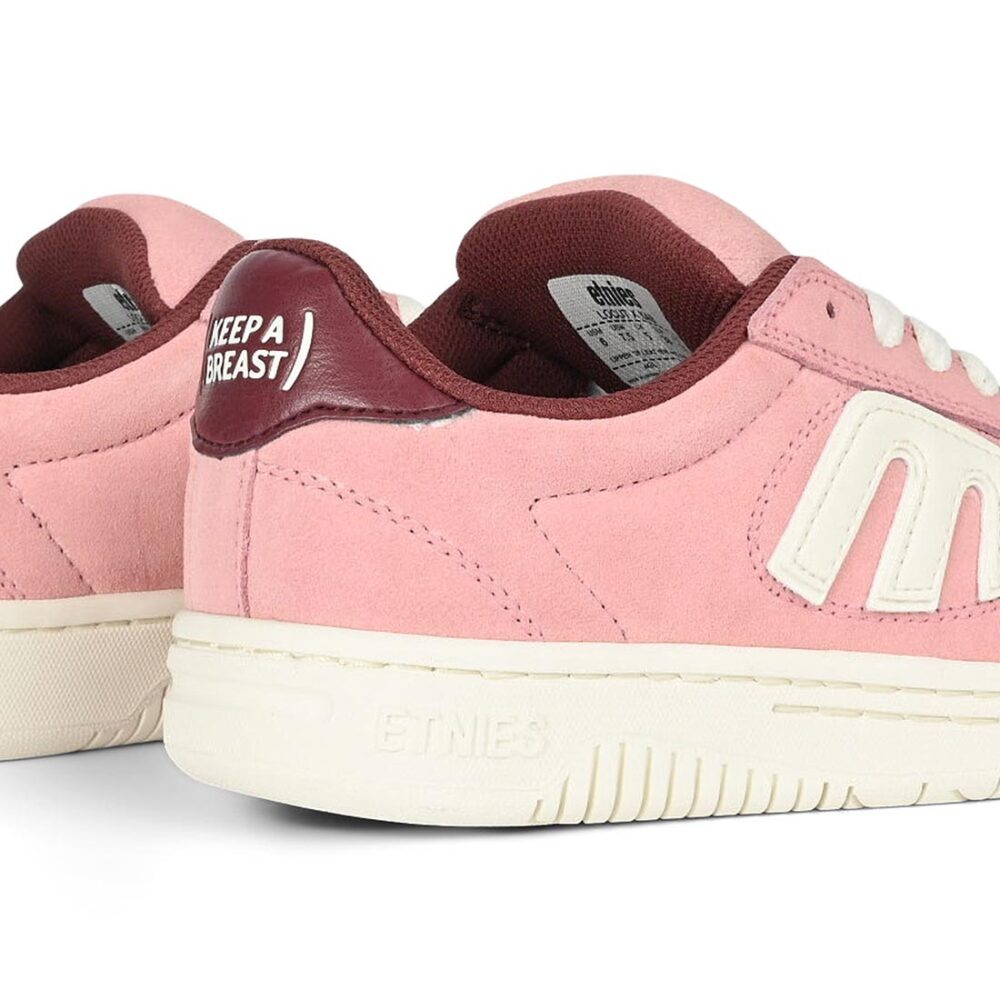 Etnies x Keep A Breast Lo Cut Skate Shoes - Pink