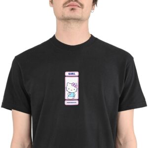 Girl x Hello Kitty Rainbow Circle S/S T-Shirt - Black