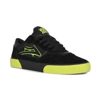 Lakai x Haze Wheels Cambridge Skate Shoes - Black/Lime